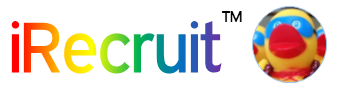 iRecruit Logo with Color for Pride Month
