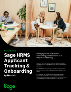 Product Brochure - Sage HRMS Applicant Tracking & Onboarding
