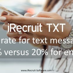 iRecruit TXT Benefits Open Rate